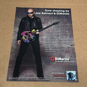 Joe Satriani - DiMarzio - 2015 Print Advertisement